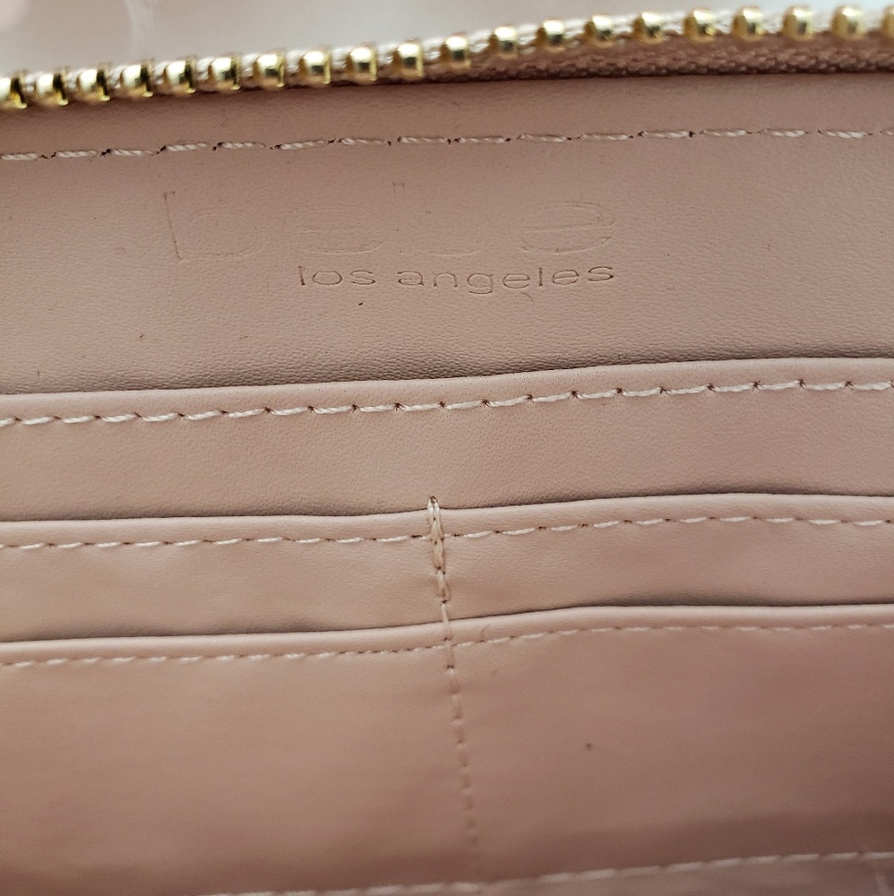 Bebe Poppy Blush Zip Around Wallet - Picture 4 of 7